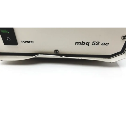Lej mbq 52ac-z/310.26j white plastic power supply ballast with black accents and mbq 52 ac text