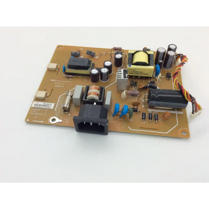Brown lenovo 55.7c6a3.m01g 17 inch lcd power supply board with black yellow capacitors blue components and power input connector for dell nec g7jpl 243-652704-c-3 sata