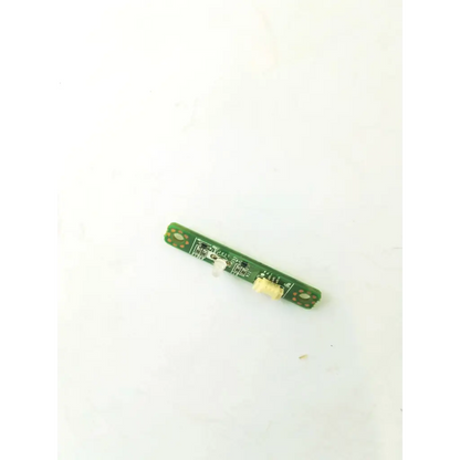 Green rectangular e157925 lm55a sensor board with printed electronic components and yellow connector by lg