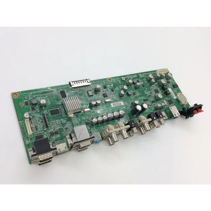 Green circuit board with electronic components and connectors for lg eax64455001 hdtv main board replacement part