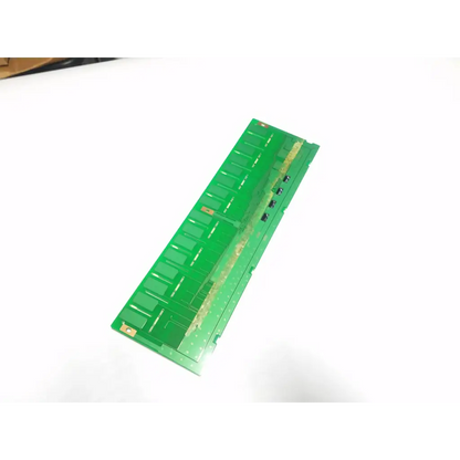 Green rectangular circuit board with solder joints and slots for the lg innotek pncp-m604a lcd inverter