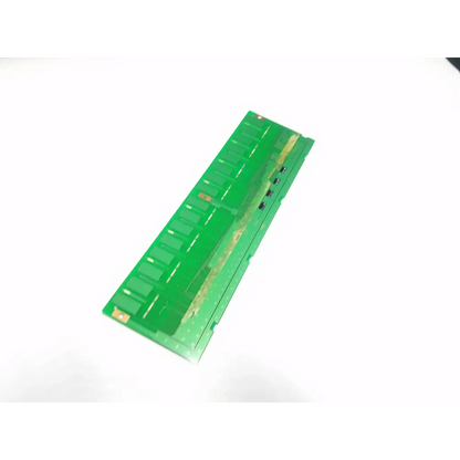 Green rectangular circuit board with soldered components and gold contacts for lg innotek pncp-m604a lcd inverter