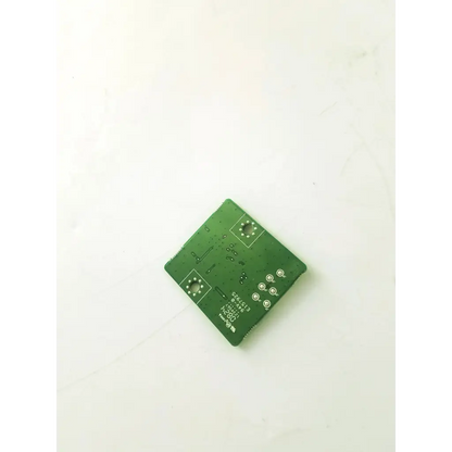 Green rectangular lwe4cd sensor 68709m0735c circuit board with silver solder pads and printed markings
