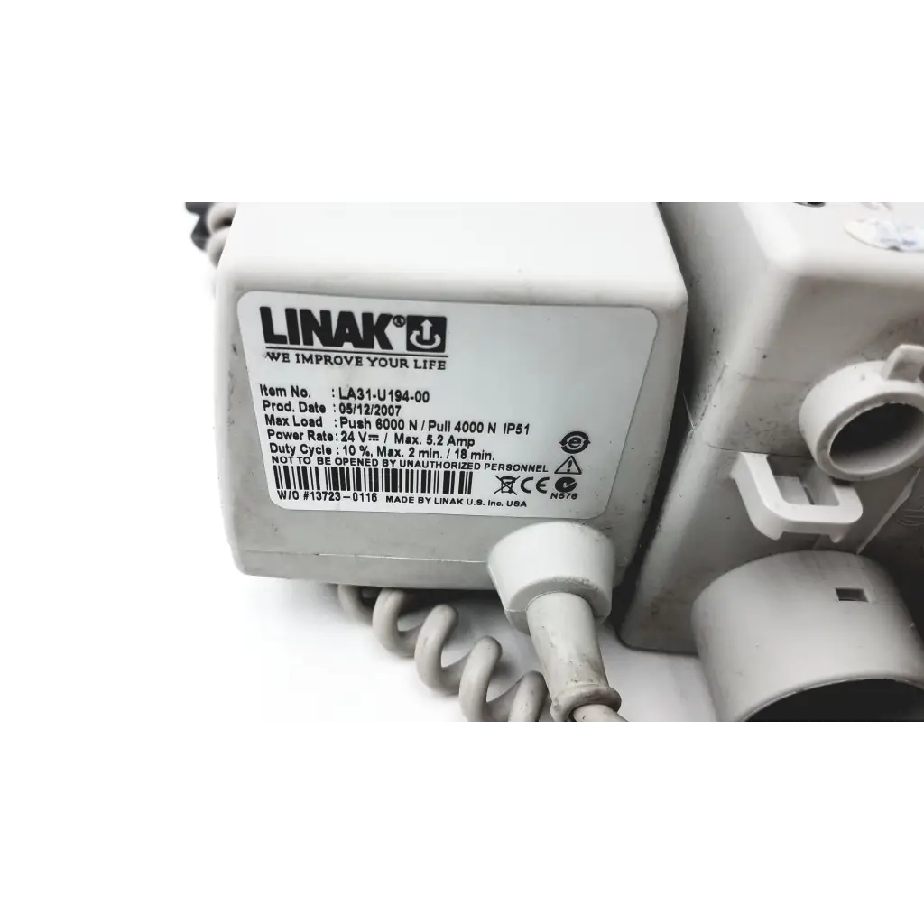 Linak LA31-U194-00 Linear Actuator - Medical parts