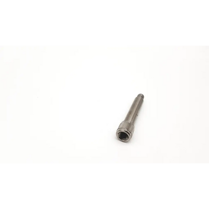 Silver metallic bicycle valve stem with knurled threaded end for linvatec 7456 surgical tool da54-175