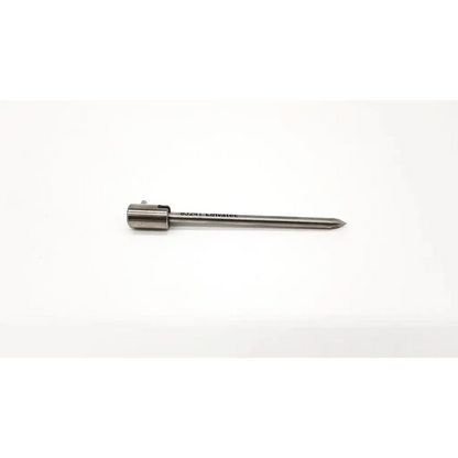 Silver metallic surgical trocar da54-156 with cylindrical handle and sharp pointed tip for precision use