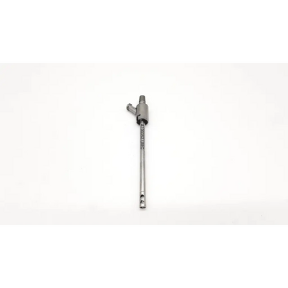 Linvatec 83244 cannula da54-77 stainless steel silver medical instrument with threaded top and hollow shaft