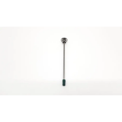 Linvatec c7194 obtrurator inflow outflow conical stainless steel surgical rod with polished chrome finish and green grip