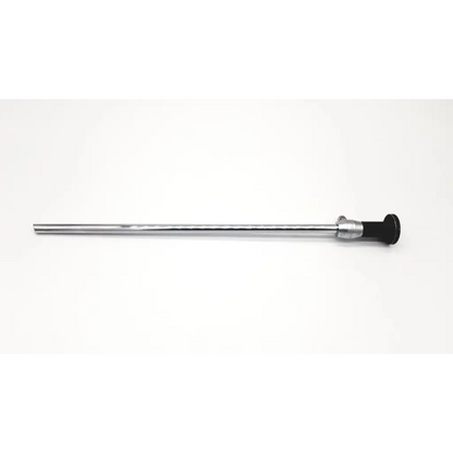 Linvatec hall zimmer 7578 30° endoscope with polished chrome shaft and black rubberized grip handle