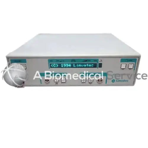 Linvatec universal drive system surgical device from 1994 in gray and teal with lcd display panel