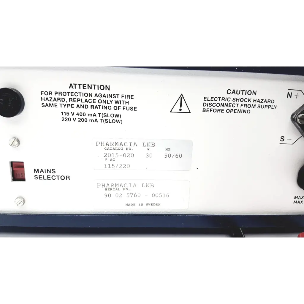 Load image into Gallery viewer, LKB Bromma 2015 Pulsaphor plus control Unit 90 02