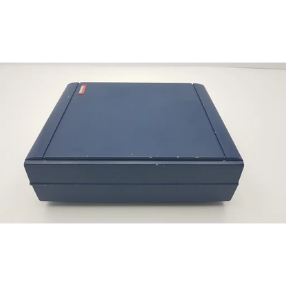 Dark blue lkb bromma 2301 macrodrive 1 power supply ad5-11 with smooth glossy finish and subtle raised edges rectangular box