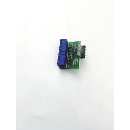 Green circuit board with blue terminal block and black connector in lokki excel 1000008a bbcb3-106 product