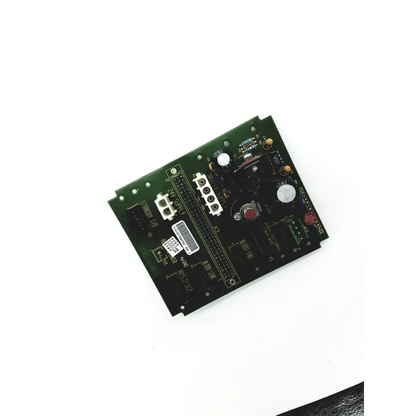 Green 856a bs control board with white connectors silver capacitors and a red button for bbcb3-11c system