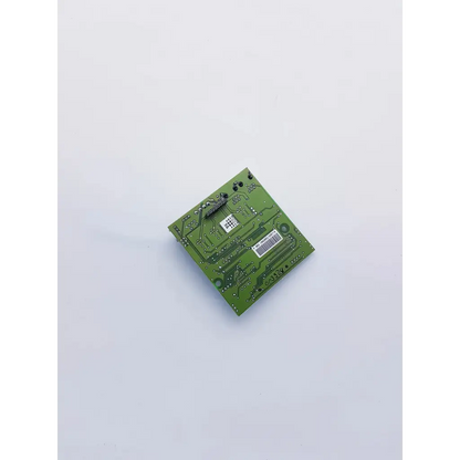 Green rectangular lp852c ls board with silver solder points and black components for spacelabs mpc860 cpu use