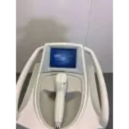 White handheld laser device with digital screen and ergonomic handles lumenis lightsheer lightsheer 5390 laser ipl