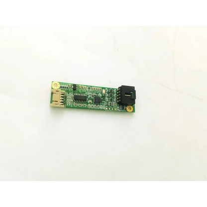 Green rectangular circuit board with gold-plated connectors and black components for lumenis penmount pm6202 device