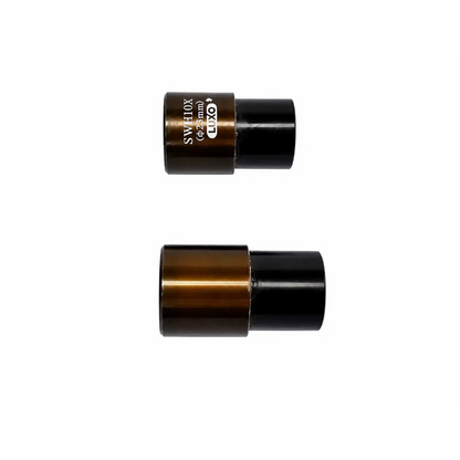 Black and bronze luxo swh10x microscope eyepieces lot of 2 biomed certified medical equipment accessory