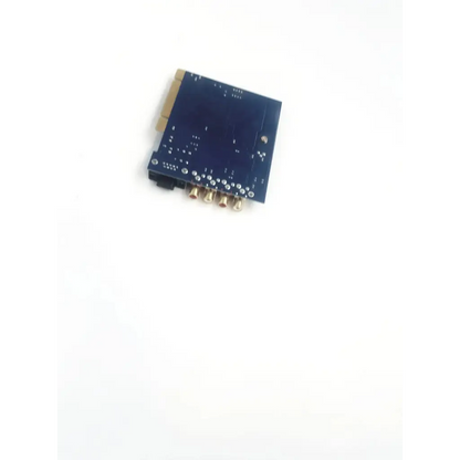 Blue m-audio audiophile 2496 pci internal sound card with gold rca connectors and pcie slot for internal sound use