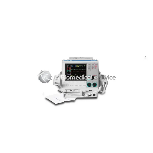 White medical monitor with digital screen showing waveform readings and control buttons in series cct t02c31230