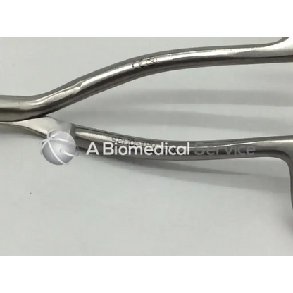 Silver surgical magill sbh05190-255 forceps with polished metallic finish and engraved handle markings