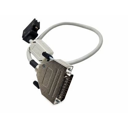 Gray cable with metallic d-sub connector and black plastic housing for biomed certified magstim horizon 4950-00 tms stimulator unit