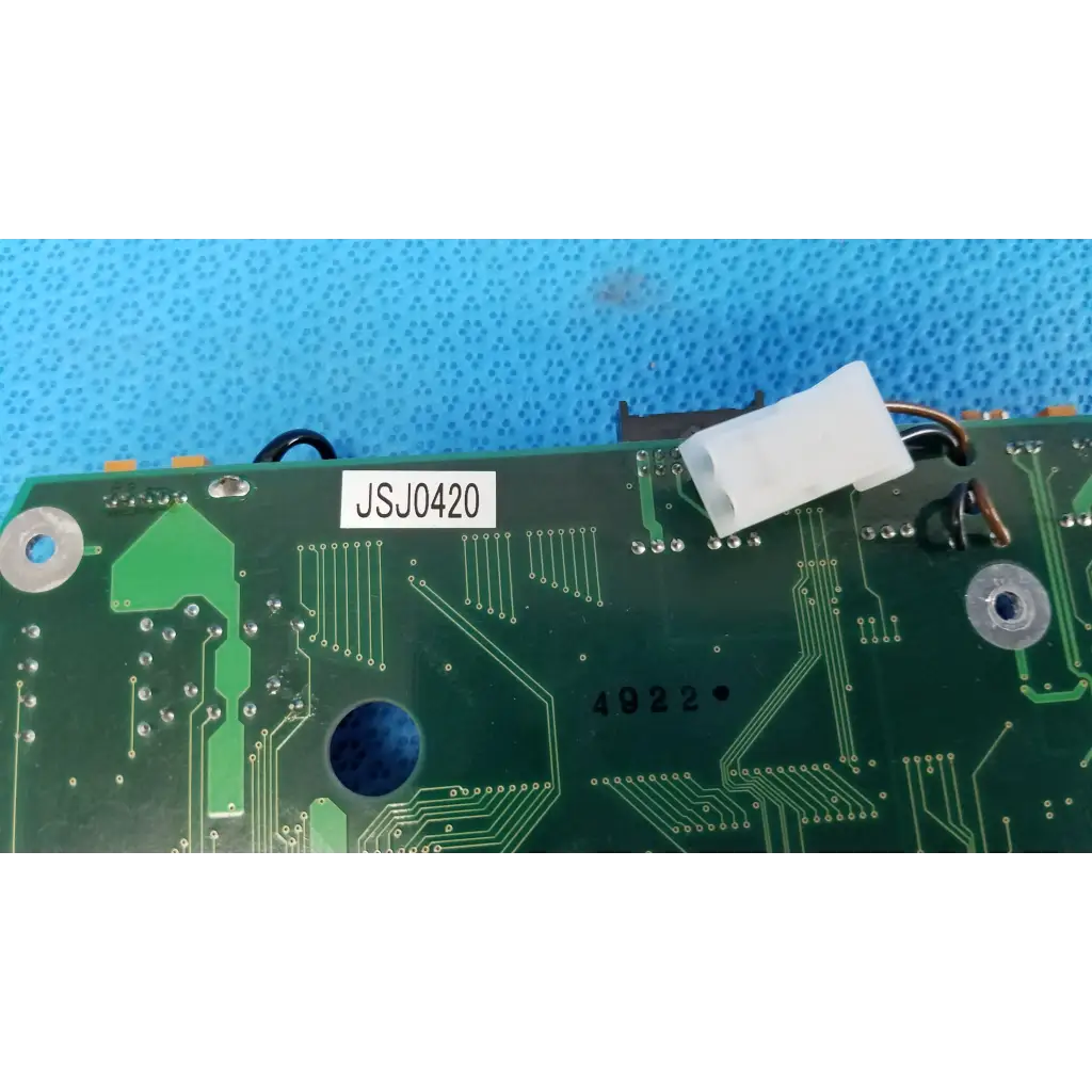 Green motherboard circuit board with silver solder points and white label jsj0420 for topcon trc-nw6s retinal camera