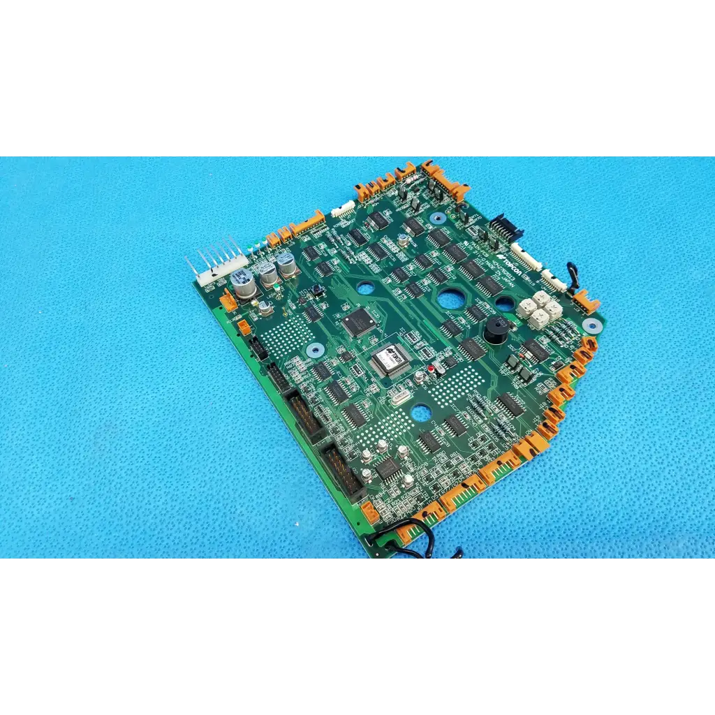 Green motherboard circuit board with orange connectors for main-pcb 4042762013 in topcon trc-nw6s retinal camera