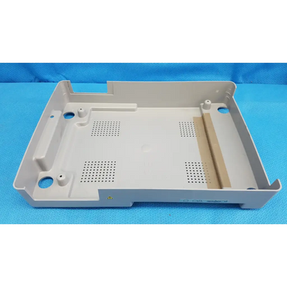 Gray plastic main unit bottom cover panel with perforated ventilation for topcon trc-nw8 retinal camera