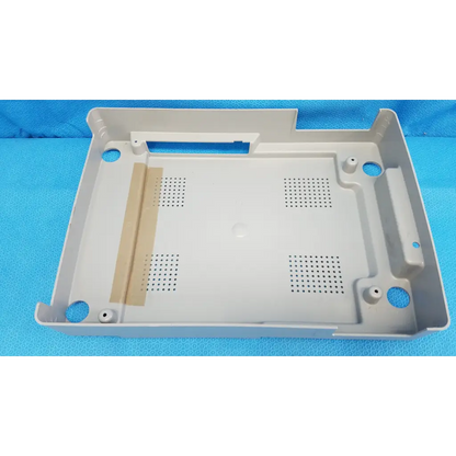Light gray plastic main unit bottom cover panel with perforations for topcon trc-nw8 retinal camera back side