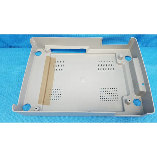 Light gray plastic main unit bottom cover panel with perforations for topcon trc-nw8 retinal camera back side