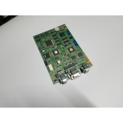 Green rectangular marquette 800678-002 circuit board bbca1-11 with electronic components and connectors