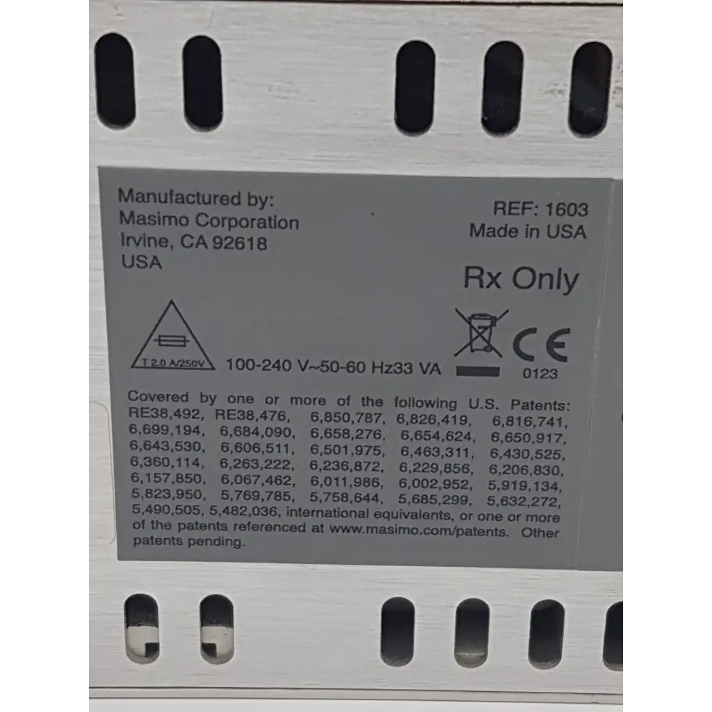 Load image into Gallery viewer, Masimo 1603 Signal Extraction Pulse Oximeter Rad 9