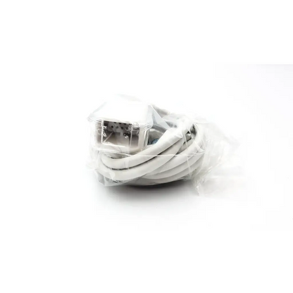 White coiled usb cable with clear plastic connector housing for masimo lnc mp10 2281 cable accessory