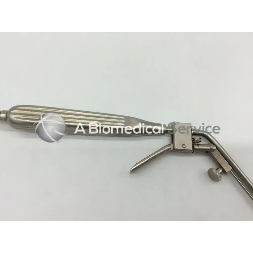 Stainless steel hemorrhoid ligator mcgown 30000 with ribbed handle and adjustable arms for precise ligation
