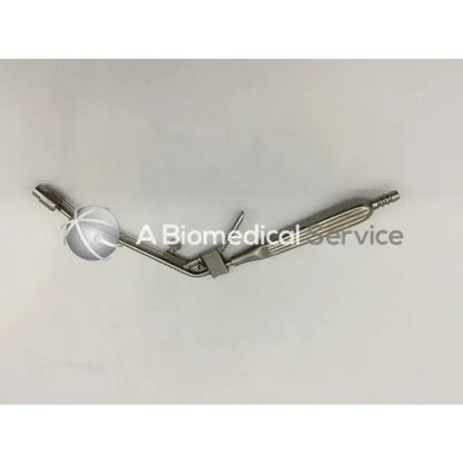 Silver surgical hemorrhoid ligator with spherical textured head and articulated metal arms for ligator ad5-60 121322sm use