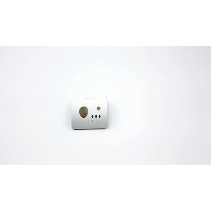 White plastic silverlight charger ad2-49 with circular cutout and three small black dots for charger ad2-49 2923sm