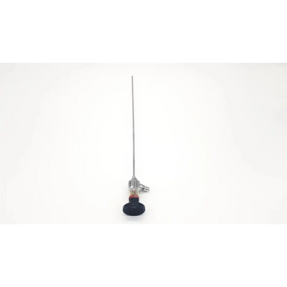 Silver surgical endoscope with black ergonomic handle and red accent ring from medical horizon 23-3064 aig da24-11 Germany