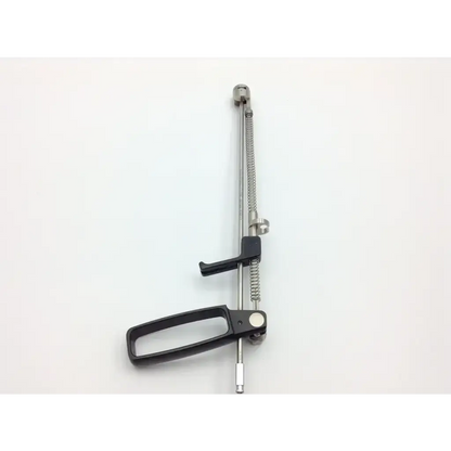 Stainless steel and black plastic spring-loaded surgical instrument from medical horizon instrument 644-4636 germany set