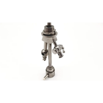 Stainless steel surgical instrument medical horizons 18-2311 with central shaft side adjustment knobs da24-46 threaded connectors