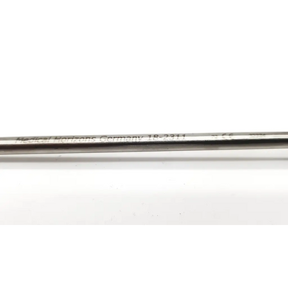 A sleek metallic surgical instrument engraved with medical harbors germany 18-2341 for medical horizons da24-46 use