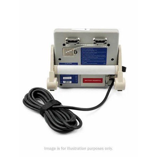 Gray medline mds600sq hemo force sequential dvt compression pump with white base and black power cord