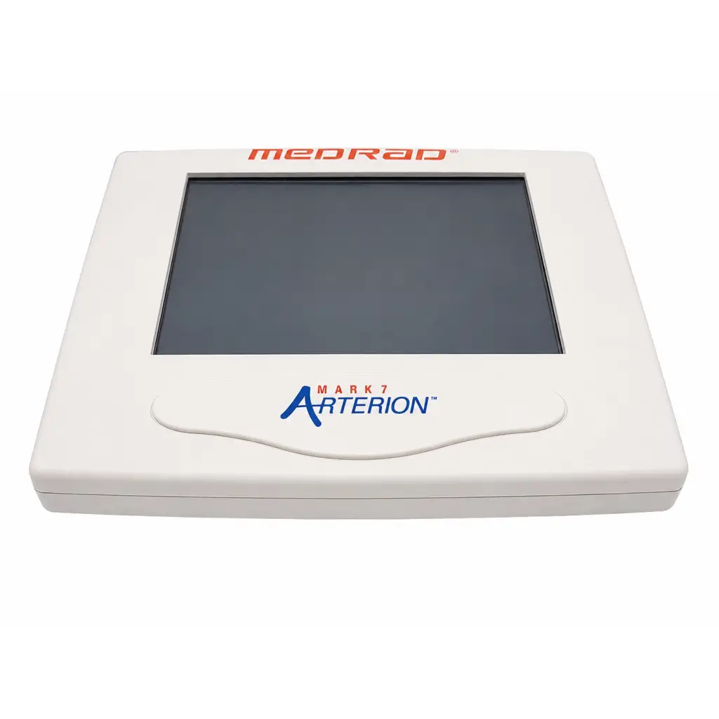 White medrad mark 7 arterion interventional injection system with rectangular screen biomed certified display module