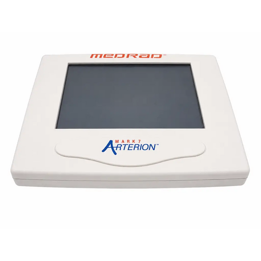 White medrad mark 7 arterion interventional injection system with rectangular screen display module