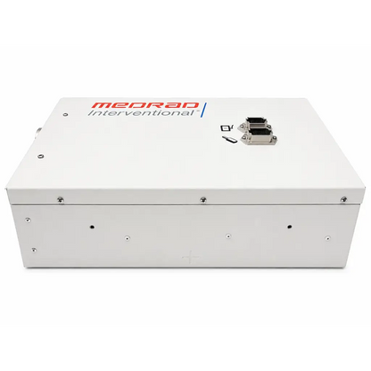 White rectangular medrad mark 7 interventional injection system module with metallic connectors biomed certified