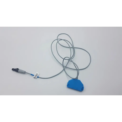 Gray cable with blue connector and black end cap for medtronic 5391 single chamber external pacemaker device