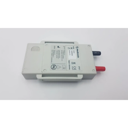 Gray medtronic 5391 single chamber external pacemaker with red and black connectors for chamber external use