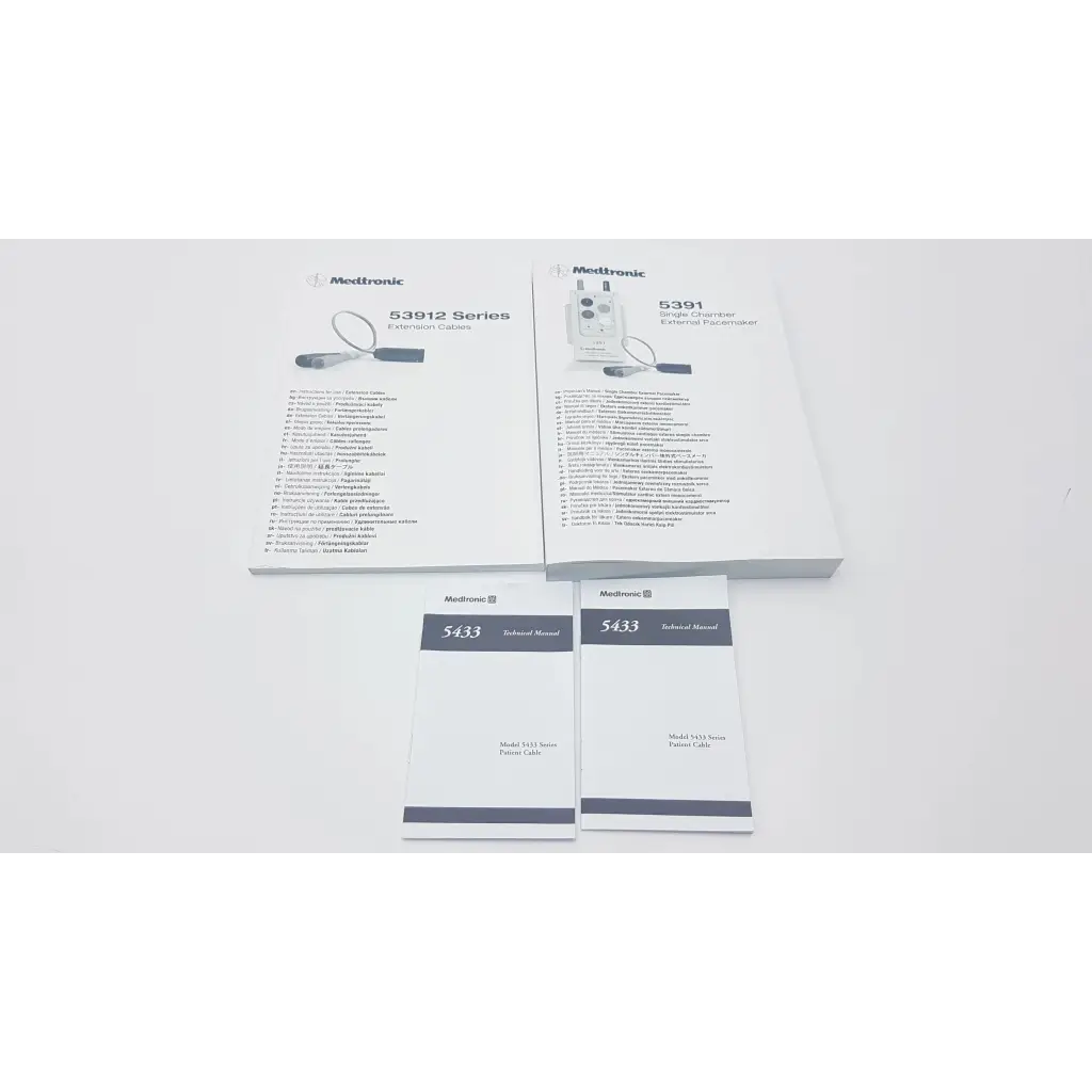 White paper manuals for medtronic 5391 single chamber external chamber external pacemaker models 53912 and 5433