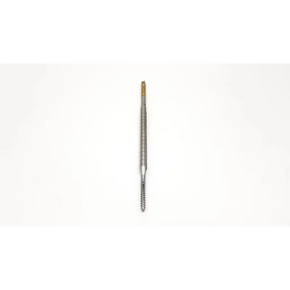 Medtronic 960-345 old round apt 6.5mm metallic screwdriver with textured silver shaft and gold-colored tip for da26-19 use