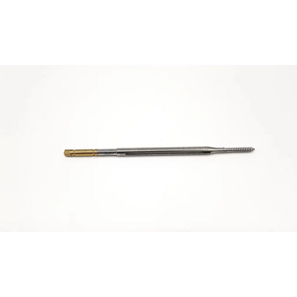 Medtronic 960-345 round apt surgical screw 6.5mm silver and gold colored with threaded shaft and hexagonal drive end da26-19